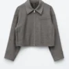 Chaqueta corta de lana
