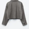 Chaqueta corta de lana