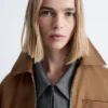 Chaqueta corta de sarga