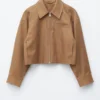 Chaqueta corta de sarga