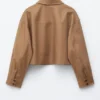 Chaqueta corta de sarga