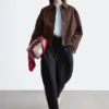 Chaqueta de corte recto
