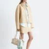 Chaqueta de cuero holgada