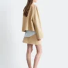 Chaqueta de cuero holgada