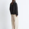Chaqueta de lana con cremallera