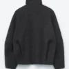 Chaqueta de lana con cremallera