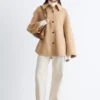 Chaqueta de lana entallada