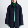 Chaqueta de lana entallada