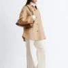 Chaqueta de lana entallada