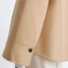 Chaqueta de lana entallada