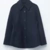 Chaqueta de lana entallada