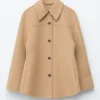 Chaqueta de lana entallada