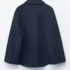 Chaqueta de lana entallada