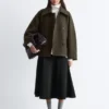 Chaqueta de lana oversize