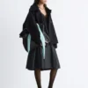 Chaqueta de lana oversize