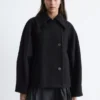 Chaqueta de lana oversize