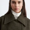 Chaqueta de lana oversize