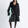Chaqueta de lana oversize