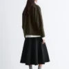 Chaqueta de lana oversize