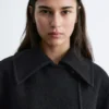 Chaqueta de lana oversize