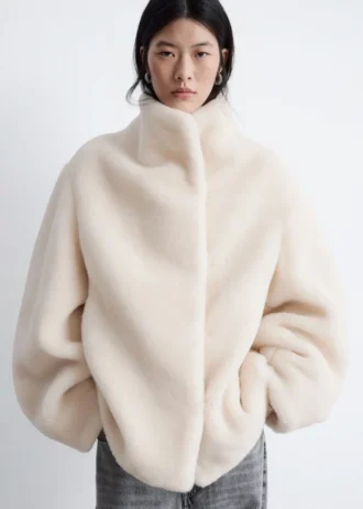 Chaqueta de piel sintética