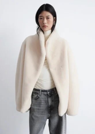 Chaqueta de piel sintética