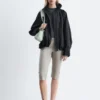Chaqueta de sarga con cremallera