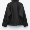 Chaqueta de sarga con cremallera