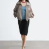 Chaqueta deportiva de mezcla de viscosa