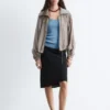 Chaqueta deportiva de mezcla de viscosa