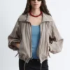 Chaqueta deportiva de mezcla de viscosa