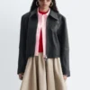 Chaqueta motera de cuero