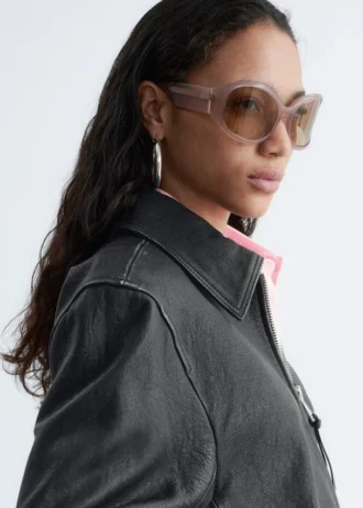 Gafas de sol con montura ovalada extragrande