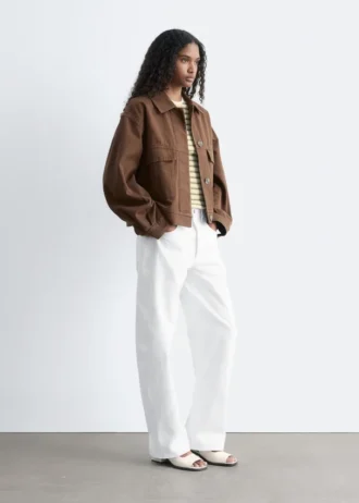 Chaqueta utilitaria de algodón