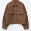 Chaqueta utilitaria de algodón