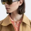 Chaqueta utilitaria oversize con cordón