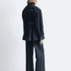 Chaqueta vaquera con cinturón