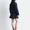 Chaqueta vaquera corta con cuello de pana