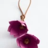 Colgante para bolso con forma de flor
