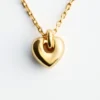 Collar con colgante de corazón