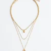 Collar con colgante en capas