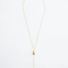 Collar con colgante largo