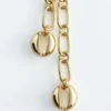 Collar de cadena con capas llamativas