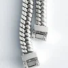 Collar de cadena tipo serpiente con eslabones gruesos