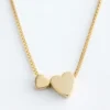 Collar de cuentas en forma de corazón