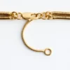 Collar de doble cadena con piedras