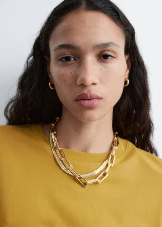 Collar de eslabones gruesos