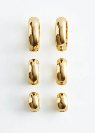 Conjunto de aros gruesos