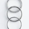 Conjunto de brazaletes tubulares
