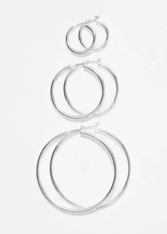 Conjunto de pendientes de aro